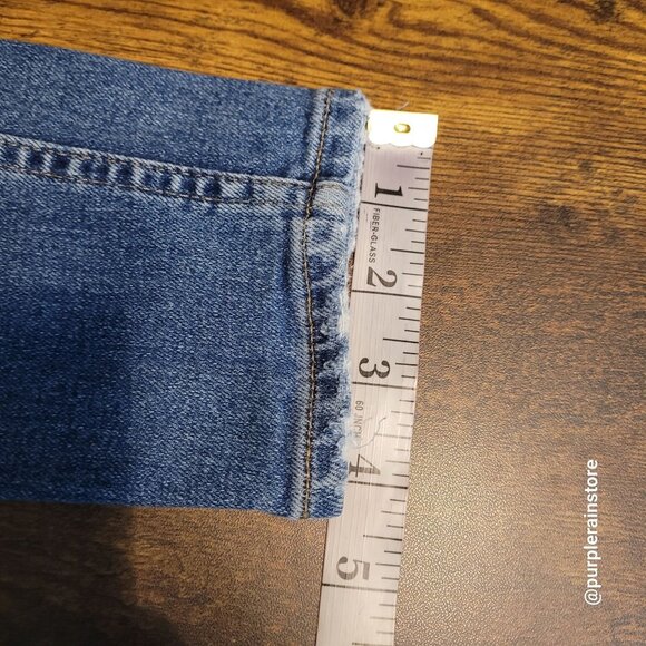 Madewell Jeans 27 Button Fly Skinny 10" High Rise Tummy Control Dewitt Wash - Picture 12 of 13